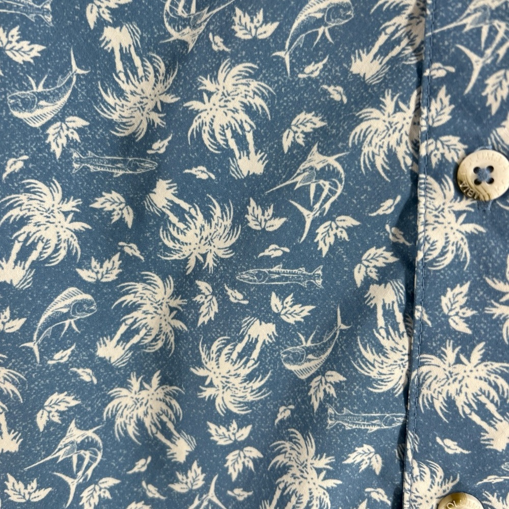 Columbia PFG Shirt Men’s 2XT Fishing Casual Short Sleeve Button Up Pocket Vents - Picture 7 of 16
